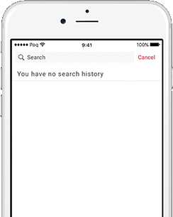 Predictive search feature animation | Poq - the app commerce company