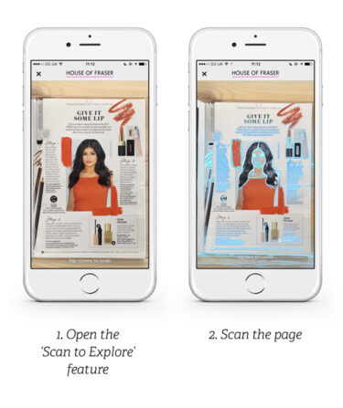 House of Fraser App steps